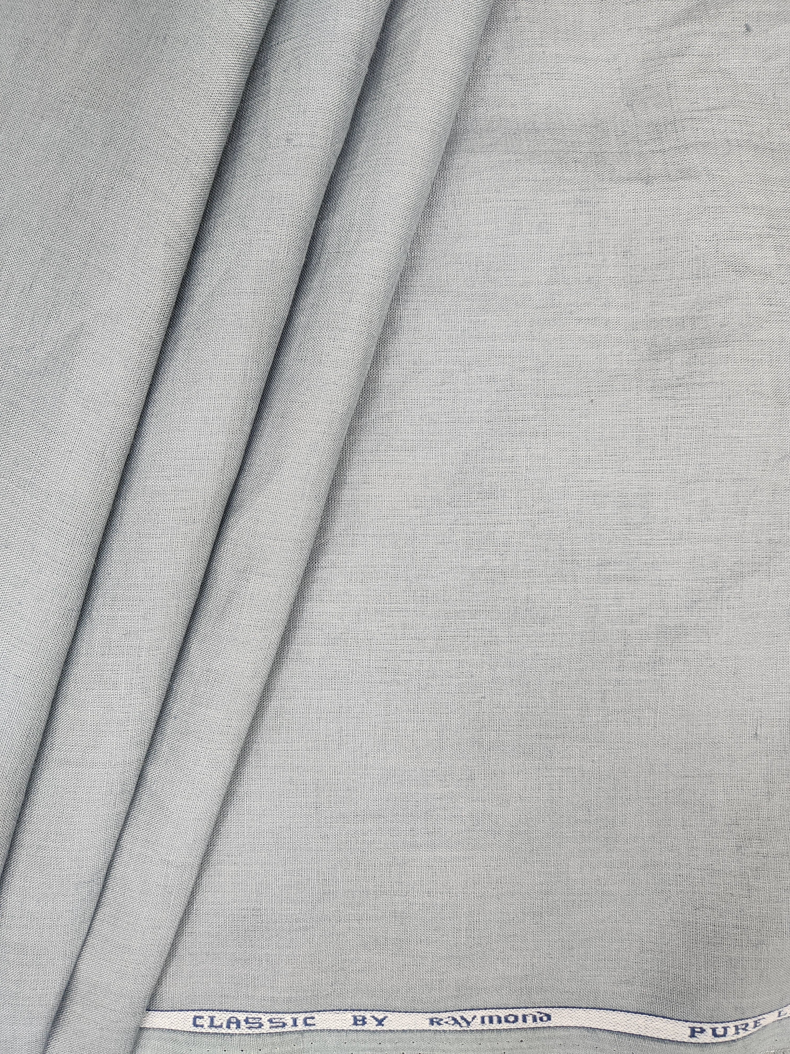Raymond Pure Linen  Fabric (Dark Grey)