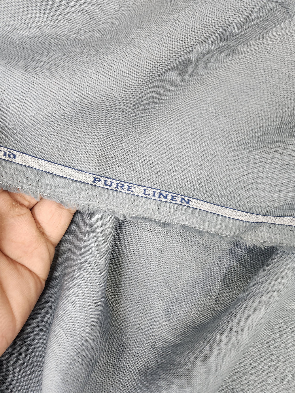 Raymond Pure Linen  Fabric (Dark Grey)