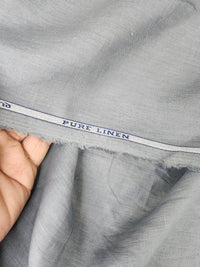 Raymond Pure Linen  Fabric (Dark Grey)