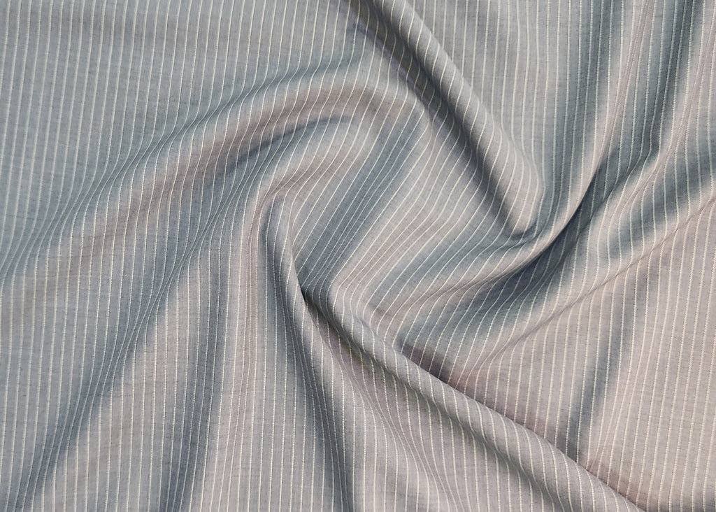 Ferrino Mizzoni Super 150 Wool Blend Suiting Fabric (Grey and White)