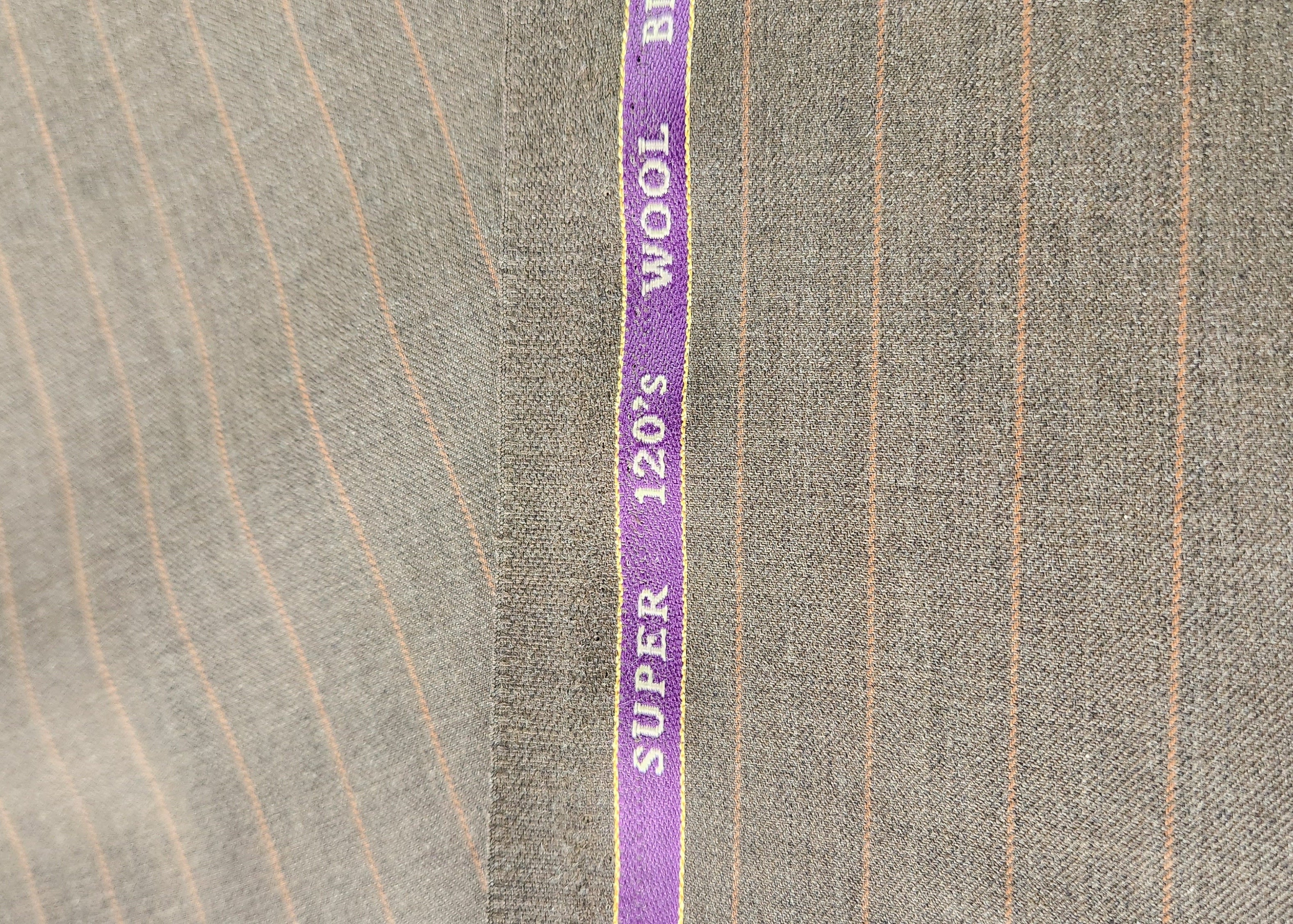 Ferrino Mizzoni Super 120 Wool Blend Suiting Fabric (Brown)