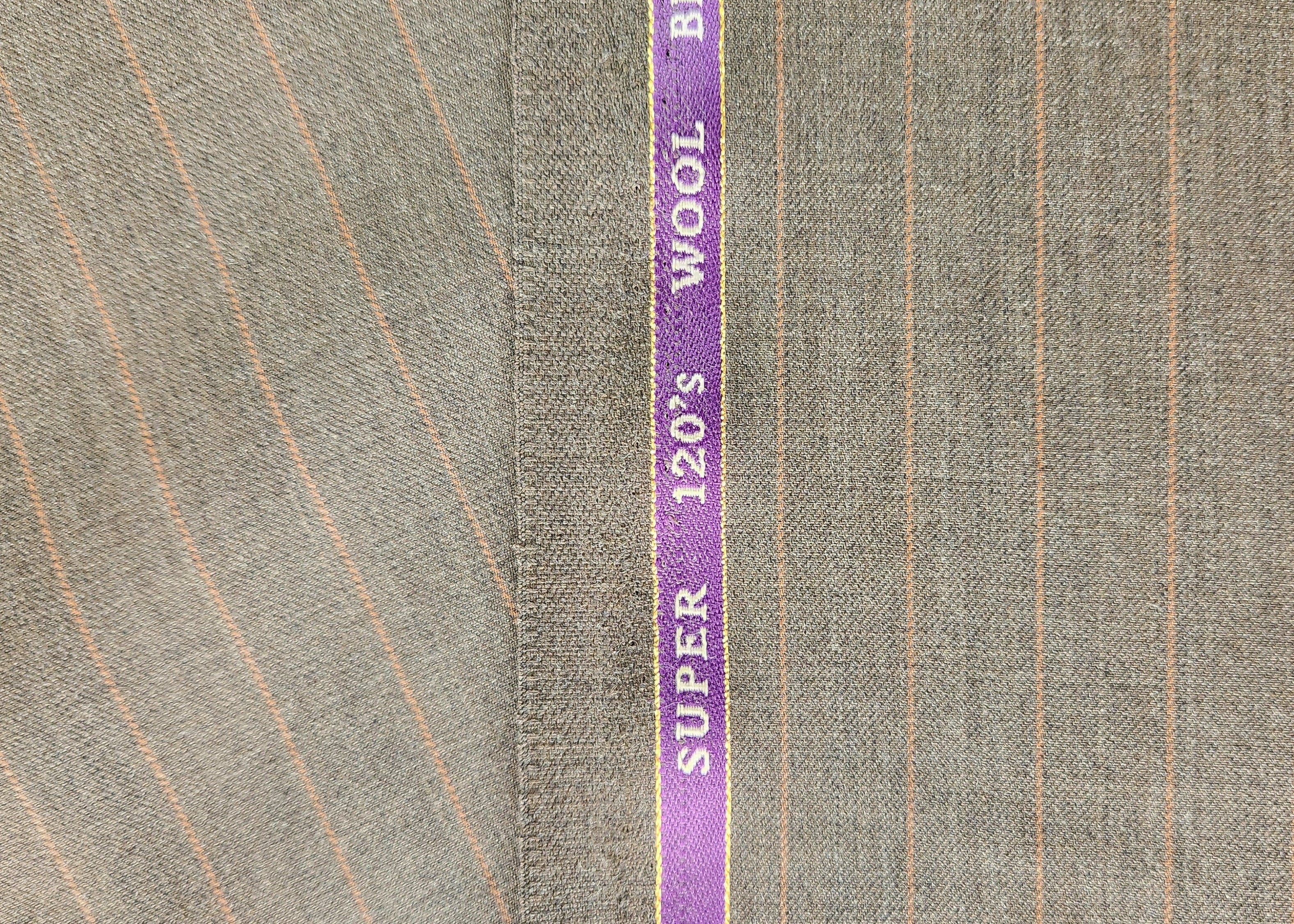 Ferrino Mizzoni Super 120 Wool Blend Suiting Fabric (Brown)