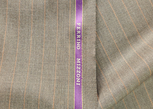 Ferrino Mizzoni Super 120 Wool Blend Suiting Fabric (Brown)