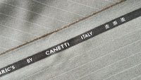 Premium All Weather Suiting Fabric By Canity Itly(dark Grey and White)