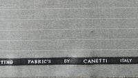 Premium All Weather Suiting Fabric By Canity Itly(dark Grey and White)