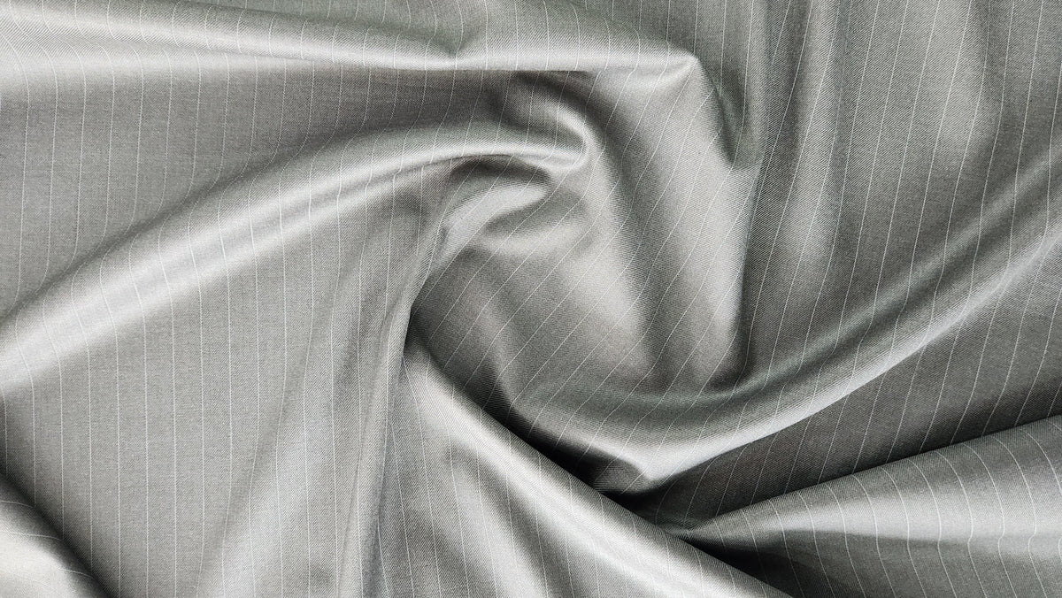 Premium All Weather Suiting Fabric By Canity Itly(dark Grey and White)