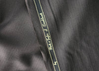 Reid And Taylor Super 100 Wool Blended Suiting Fabric (Black)