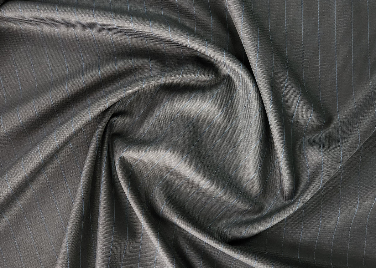 Premium All Weather Suiting Fabric By Raymond (Black And Blue)
