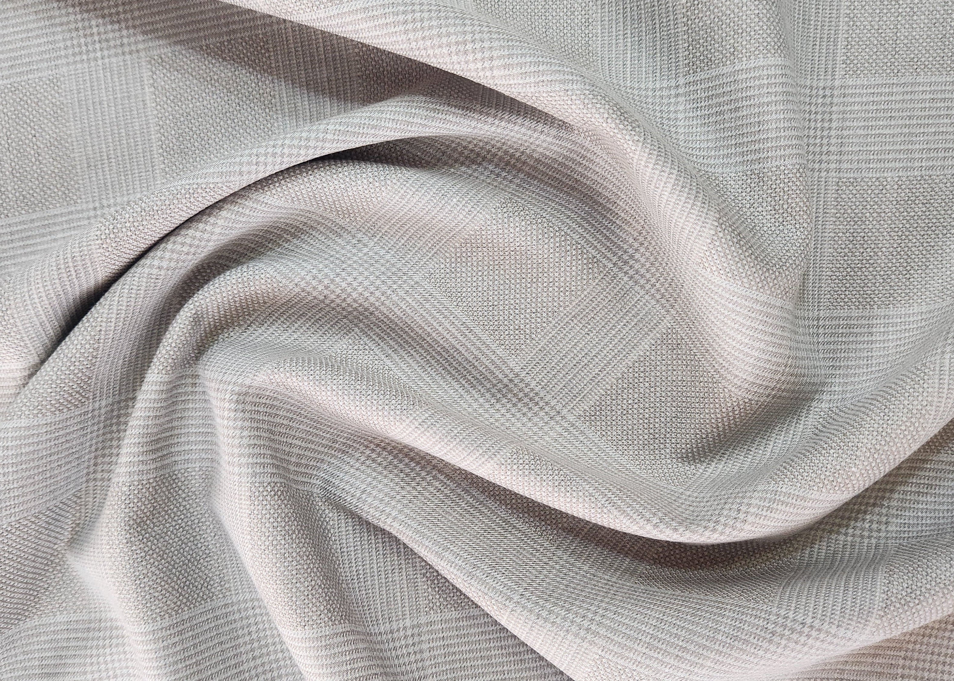 Super 100 Merino Wool Suiting Fabric By Canetti Itly ( Self Check)