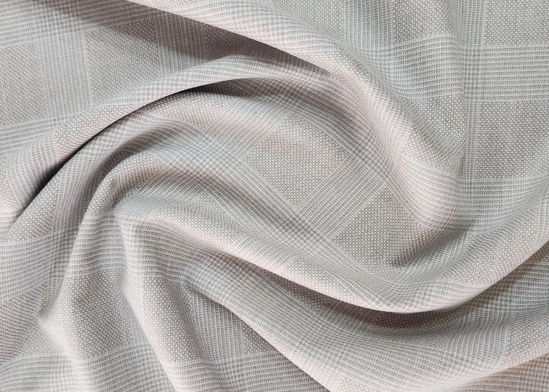 Super 100 Merino Wool Suiting Fabric By Canetti Itly ( Self Check)