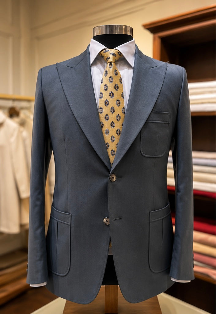 100 Super Count Merino Wool 2-Piece Suit – Premium Tailored Formal Suit for Men
