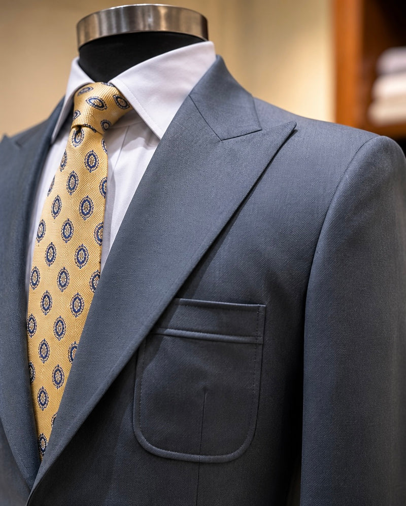 100 Super Count Merino Wool 2-Piece Suit – Premium Tailored Formal Suit for Men