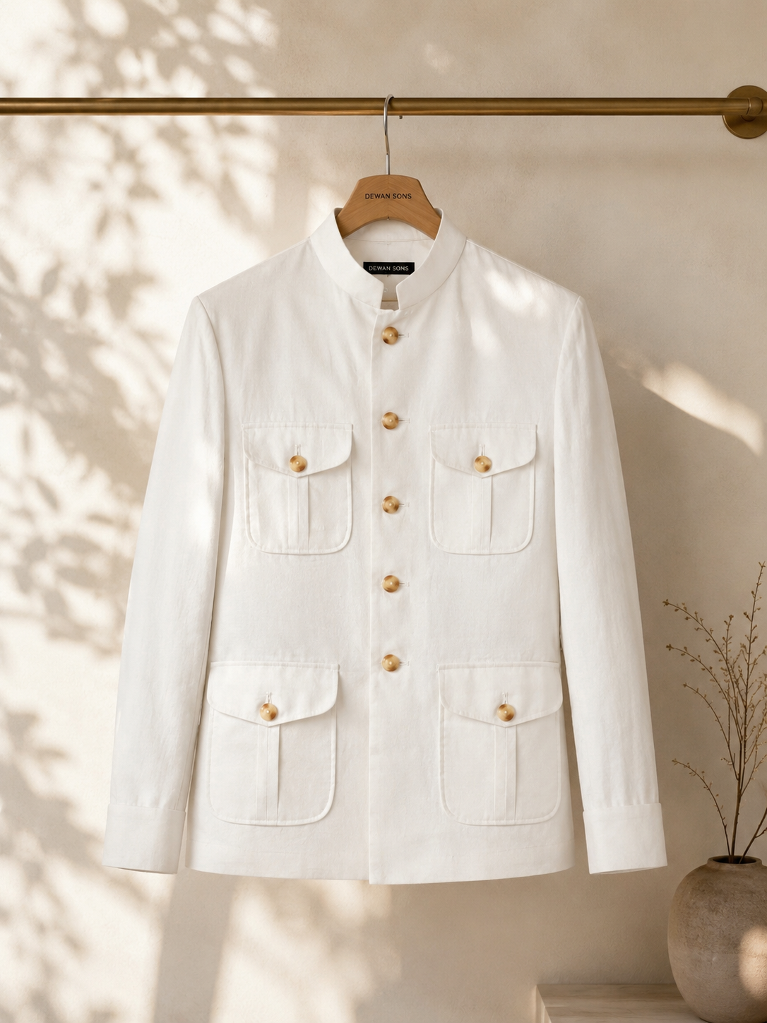 Ivory Linen Bushcoat