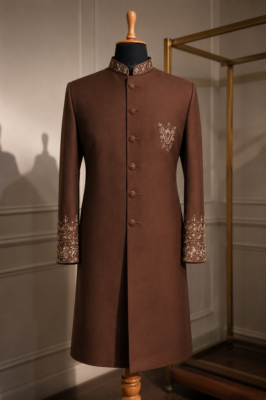 The Sultan Brown Sherwani