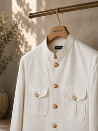Ivory Linen Bushcoat