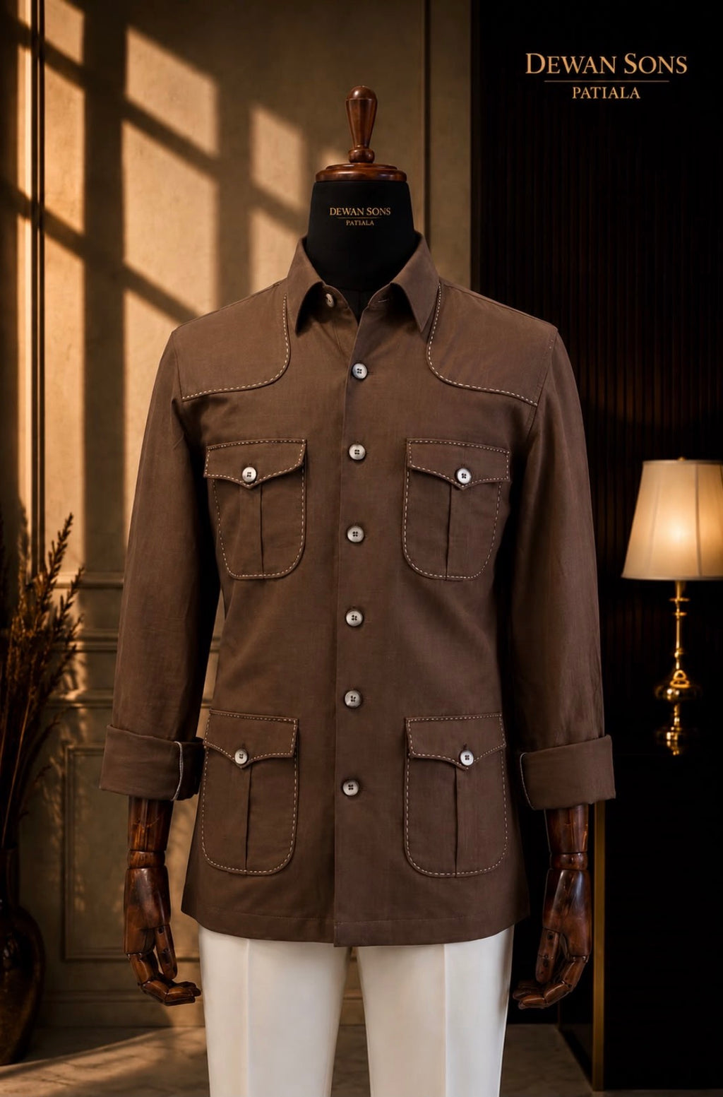 Hunter Shirt with Shoulder Detailing