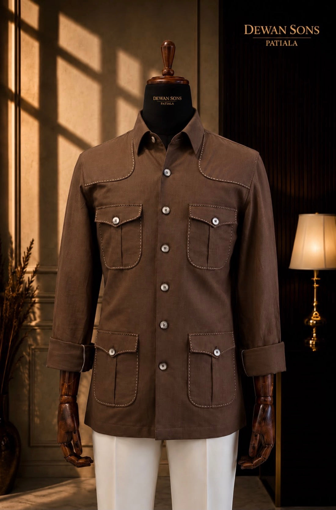Hunter Shirt with Shoulder Detailing