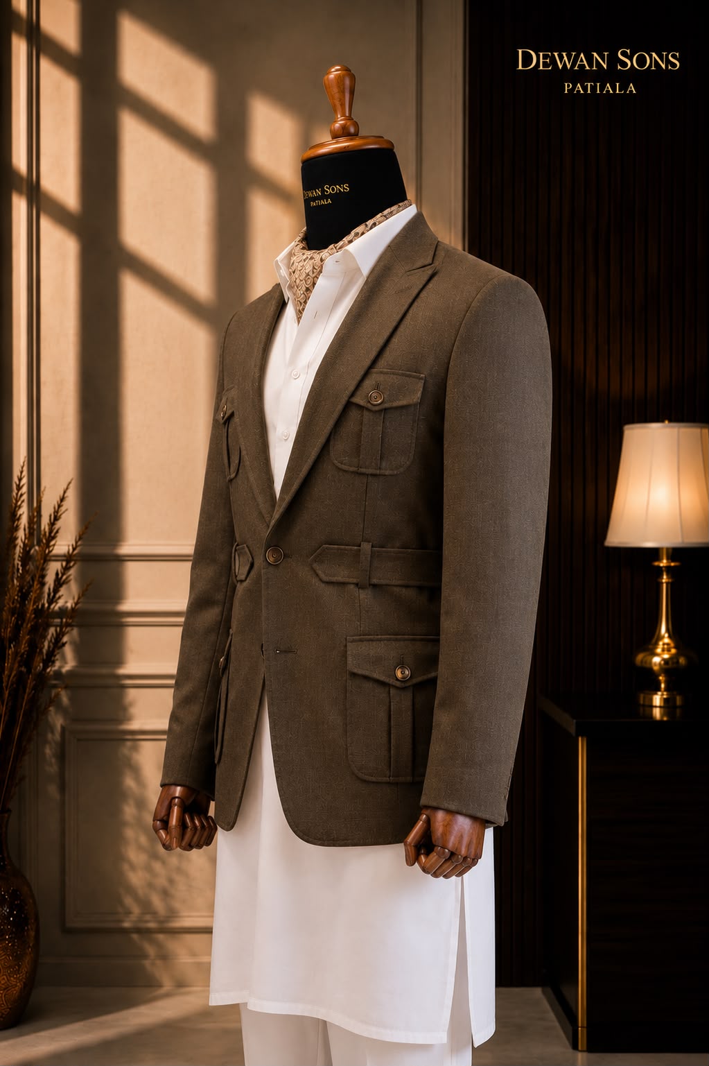 Tweed Utility Blazer