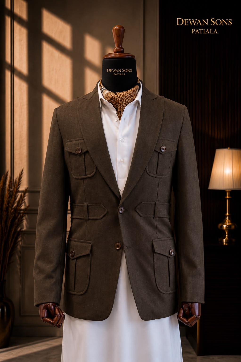 Tweed Utility Blazer